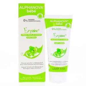 ALPHANOVA- Eryzinc creme pour change naturelle amande douce-75 g
